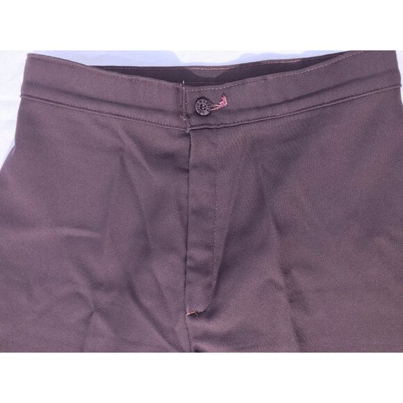 Vtg 70s Levi’s Purple Poly Pants Women’s 2 27” High Waist Wide Leg HTF Slacks - Picture 10 of 16